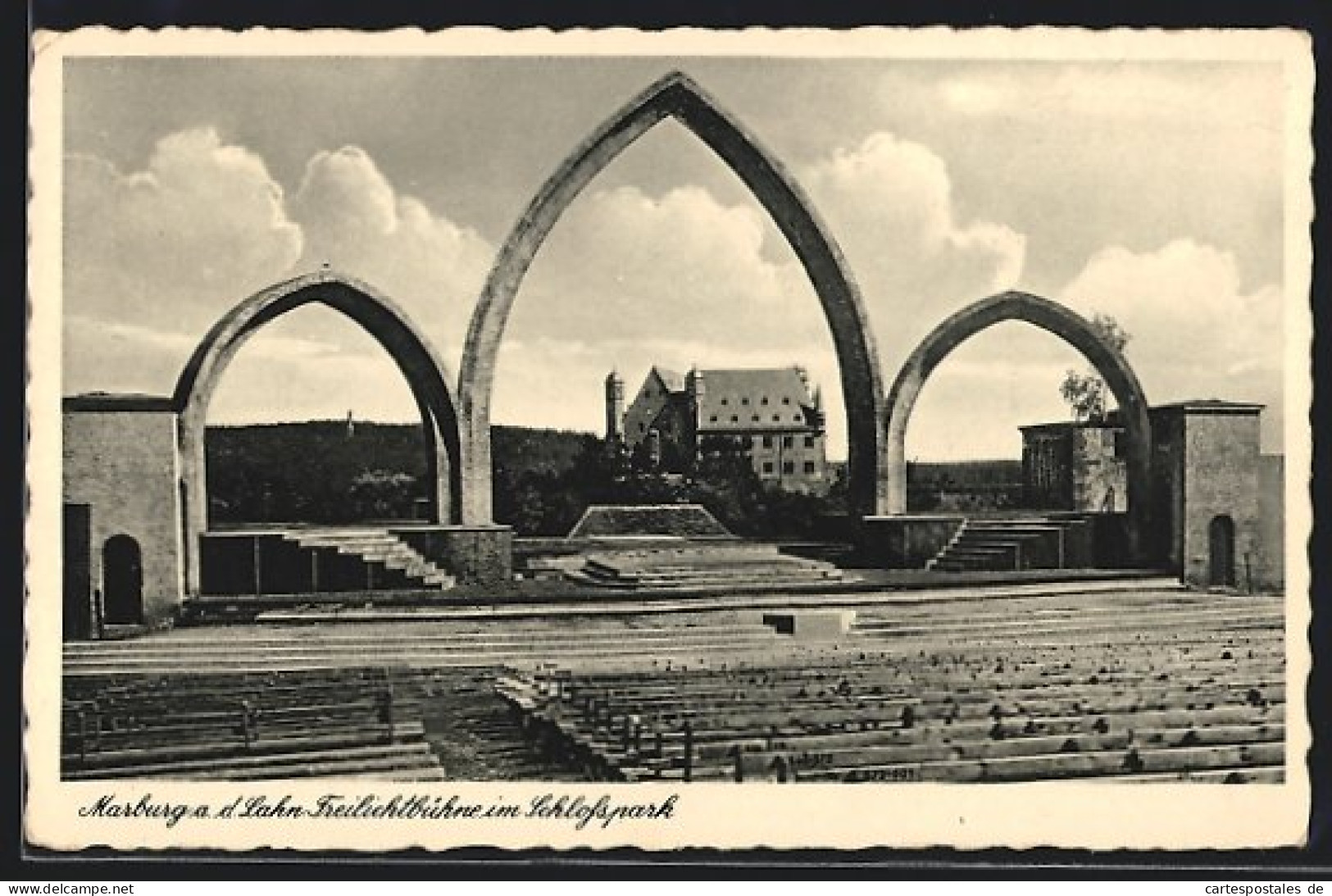 AK Marburg /Lahn, Freilichtbühne Im Schlosspark  - Marburg