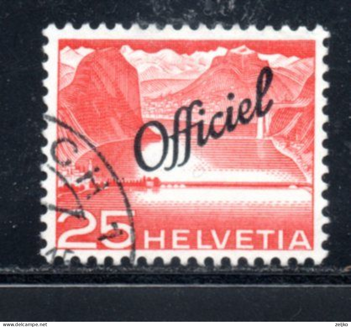 Switzerland, Used, Official, 1950, Michel 68 - Service