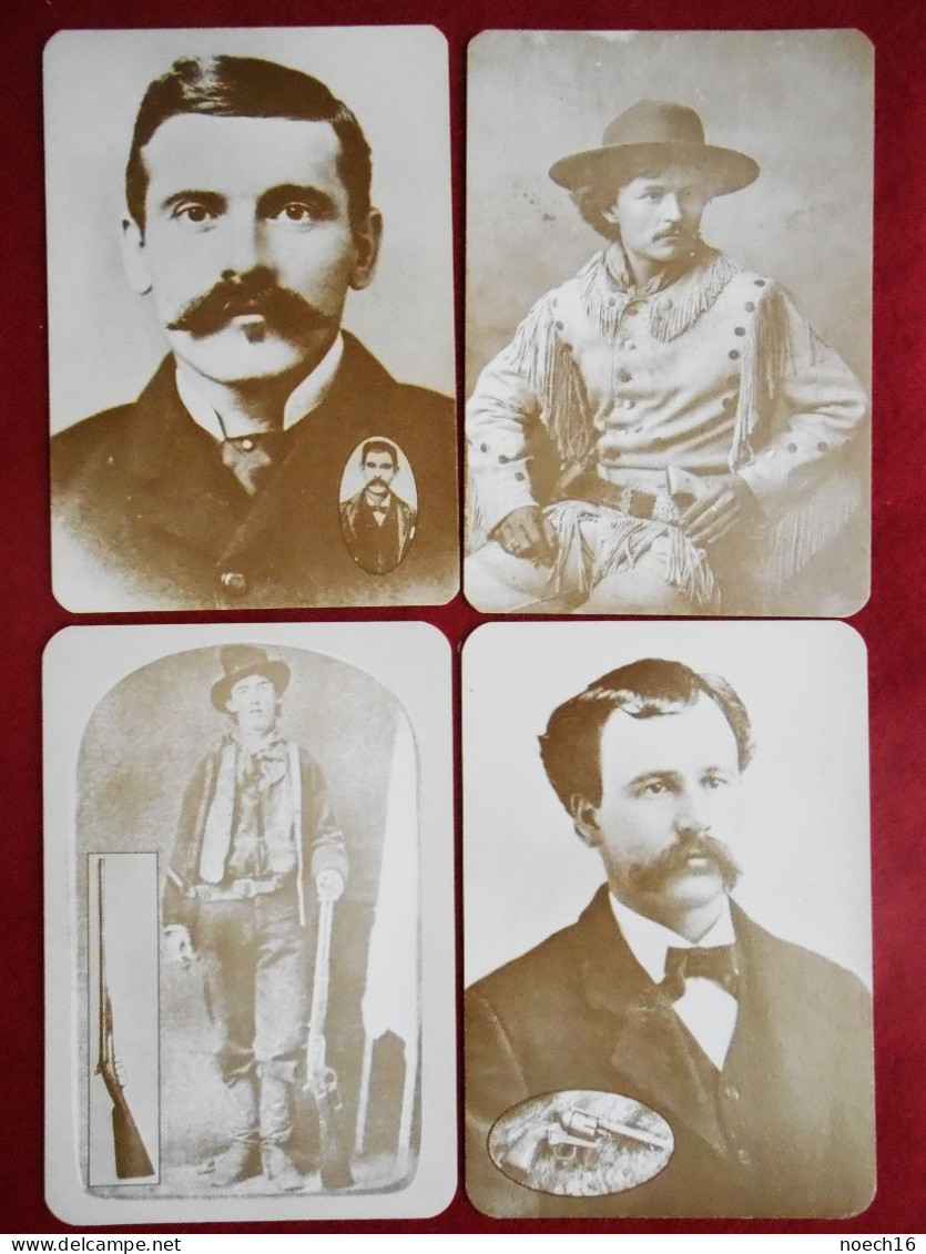 Lot 46 CP Old West Collectors Series. Texas, Etats-Unis. Indiens d'Amérique, Hors la Loi, Chemin de fer, Militaires...