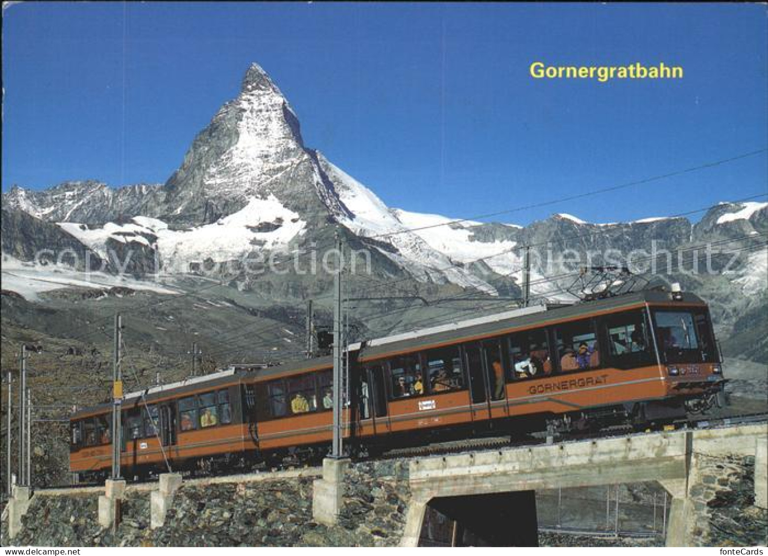 11950802 Gornergrat Zermatt Gornergratbahn Matterhorf Mt Cervin Gornergrat Zerma - Sonstige & Ohne Zuordnung