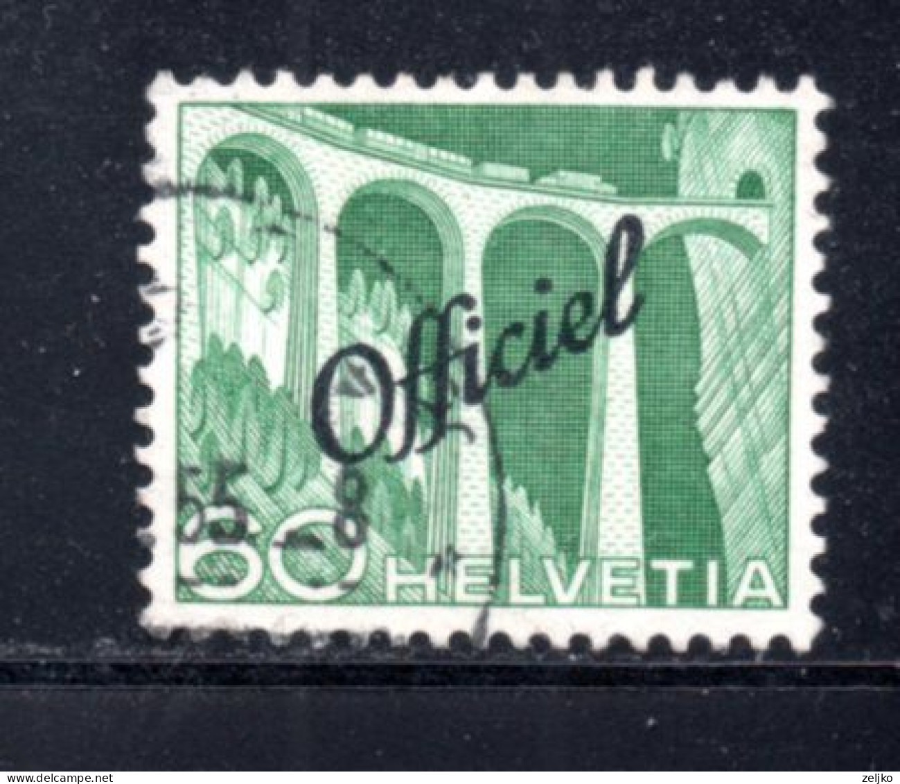 Switzerland, Used, Official, 1950, Michel 73 - Service