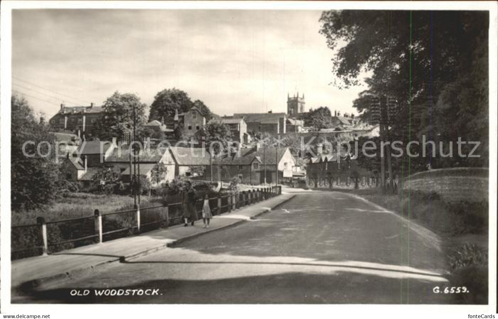 11950457 Old Woodstock Partial View Street Valentine's Series  - Andere & Zonder Classificatie