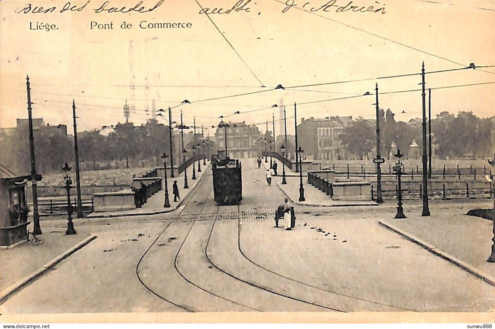 Liège - Pont De Commerce (tram Tramway 1922) - Luik