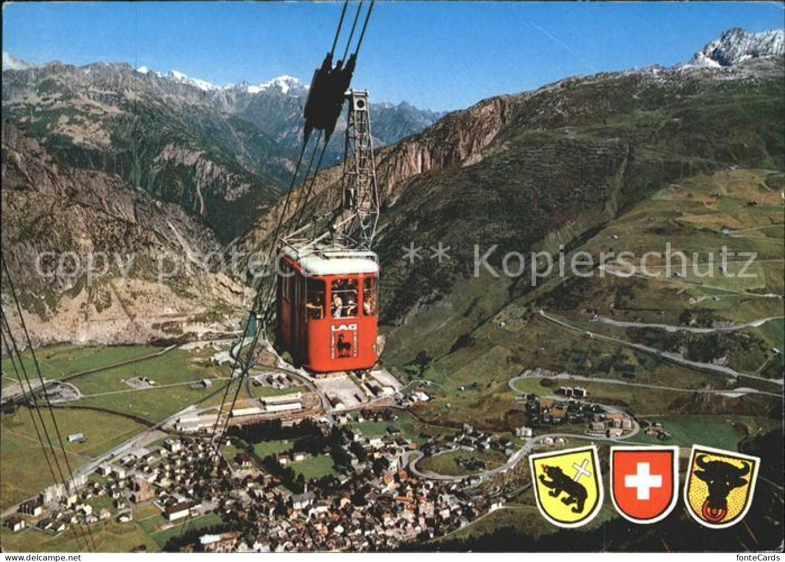 11947731 Andermatt Luftseilbahn Andermatt Gemsstock  Andermatt - Autres & Non Classés