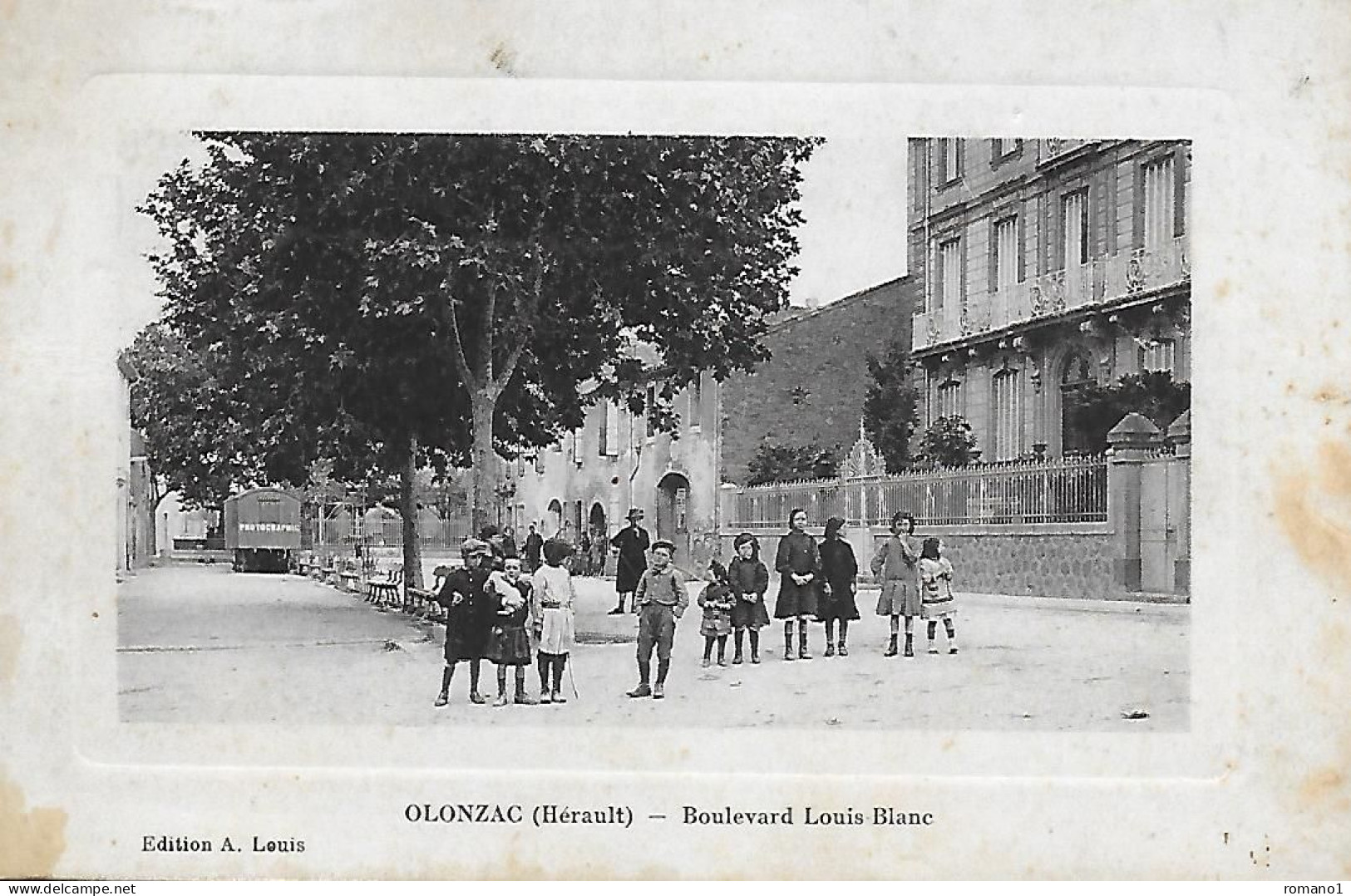 34)   OLONZAC  -  Boulevard Louis Blanc - Autres & Non Classés