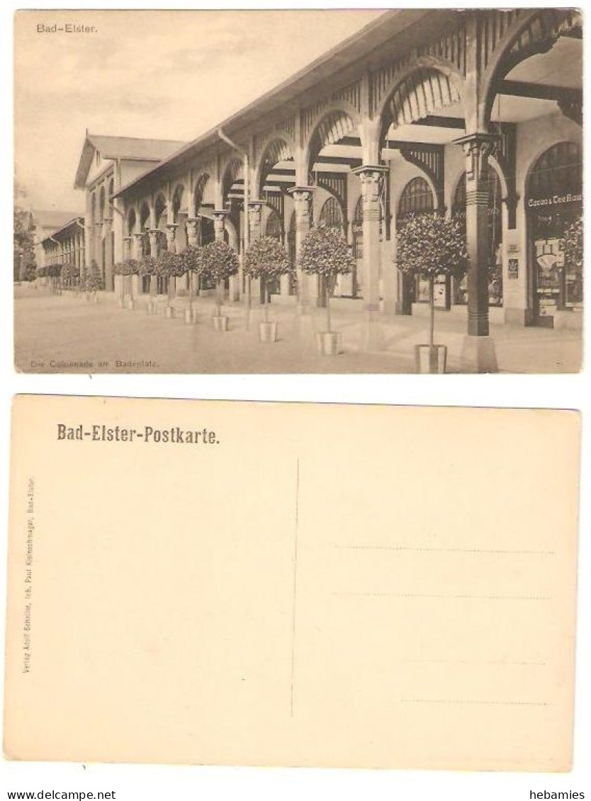 BAD ELSTER - Die Colonnade Am Badeplatz - GERMANY - - Bad Elster