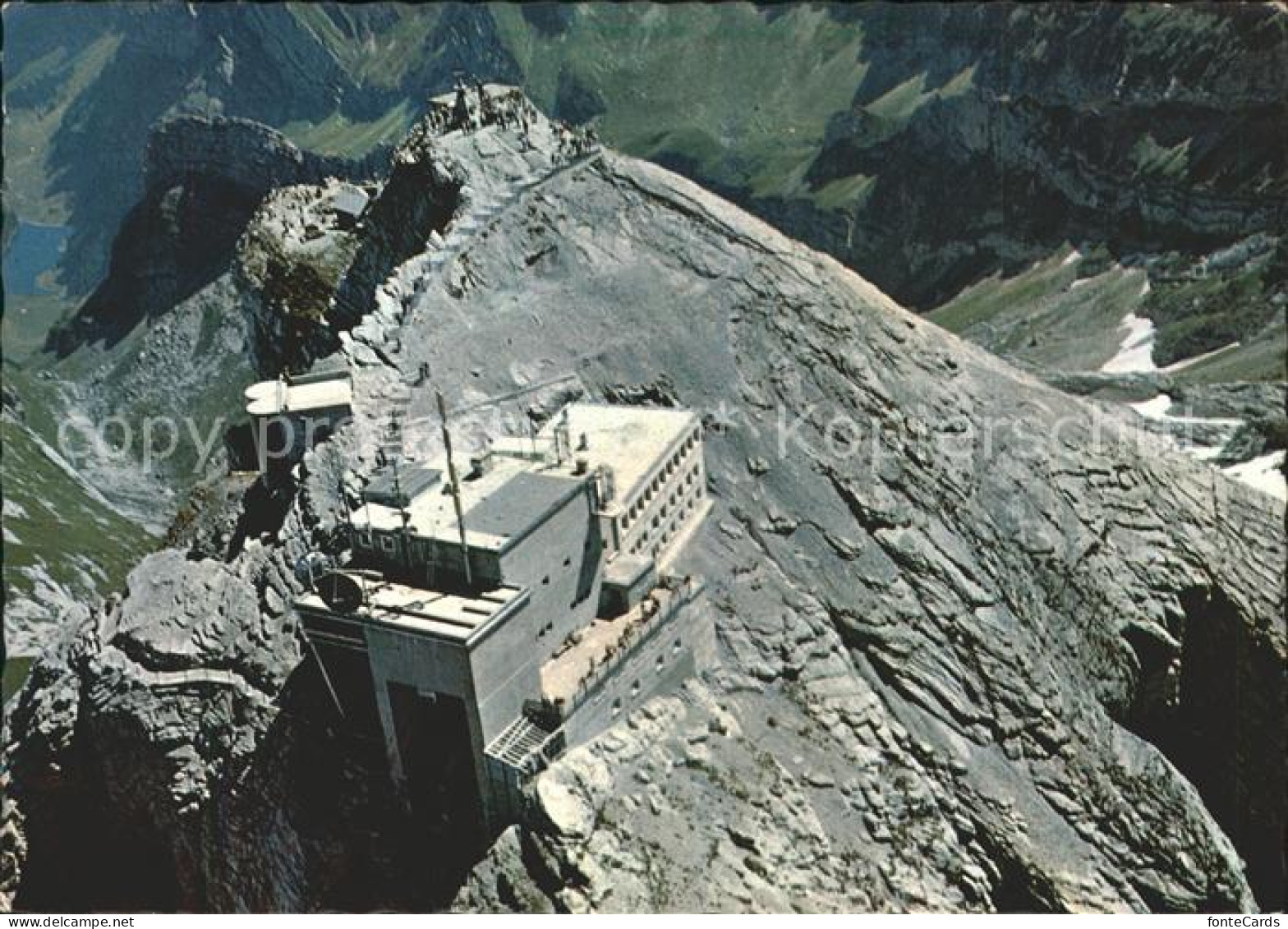 11947681 Saentis AR Saentisgipfel Observatorium Fliegeraufnahme Saentis AR - Sonstige & Ohne Zuordnung