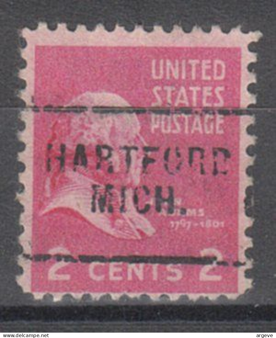 USA Precancel Vorausentwertungen Preo Locals Michigan, Hartfort 703 - Precancels