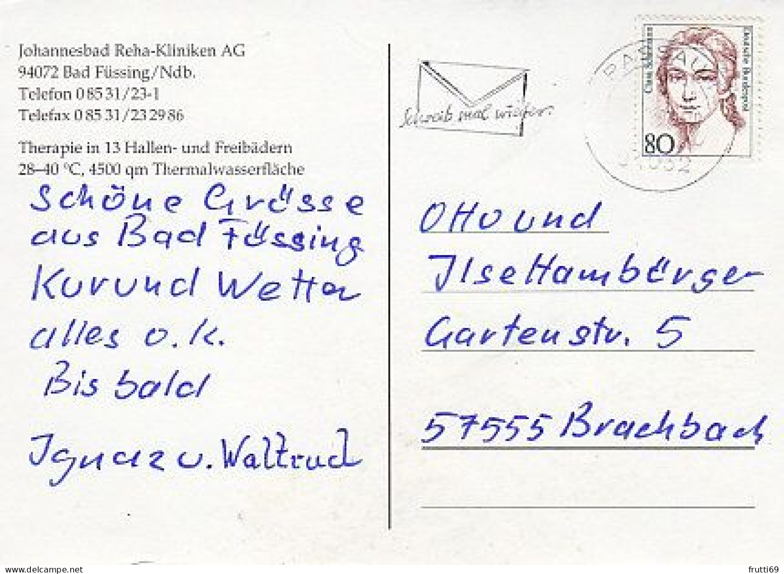 AK 215969 GERMANY - Bad Füssing - Johannesbad-Reha-Kliniken AG - Bad Fuessing