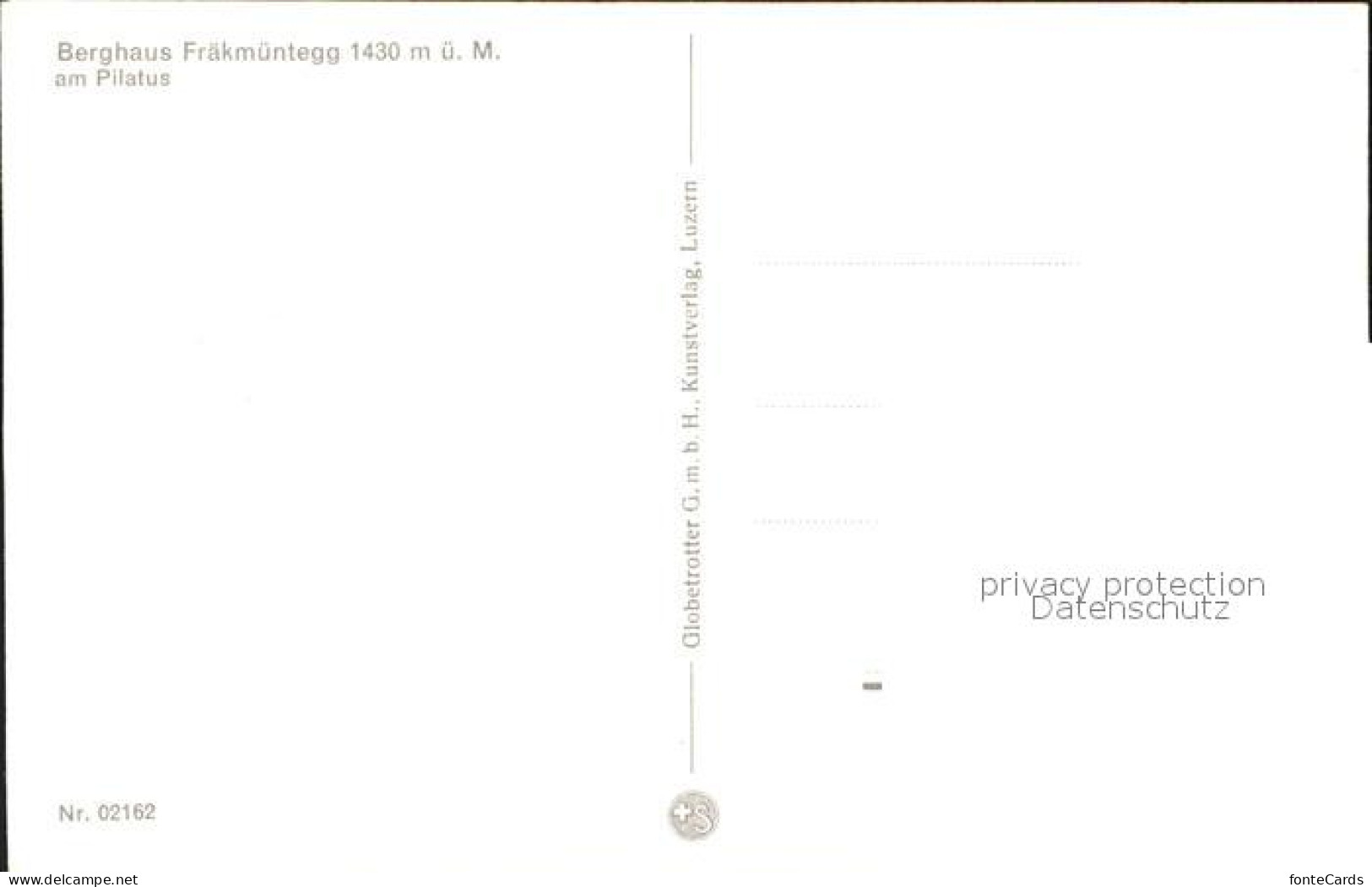 11946922 Pilatus Berghaus Fraekmuentegg Pilatus - Other & Unclassified