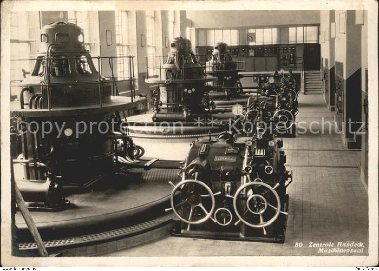 11946081 Niederhasli Zentrale Handeck Maschinensaal Niederhasli - Sonstige & Ohne Zuordnung