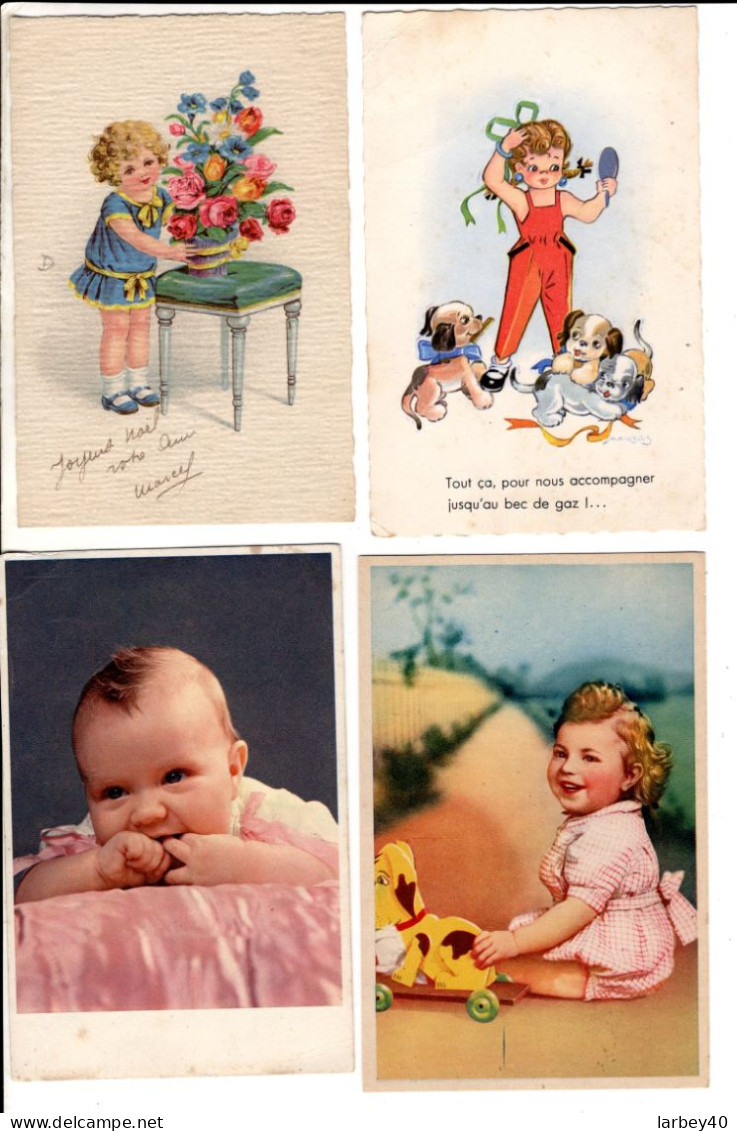 10 Cpa Fantaisie Enfant - Illustrateur Bebe - 1900-1949