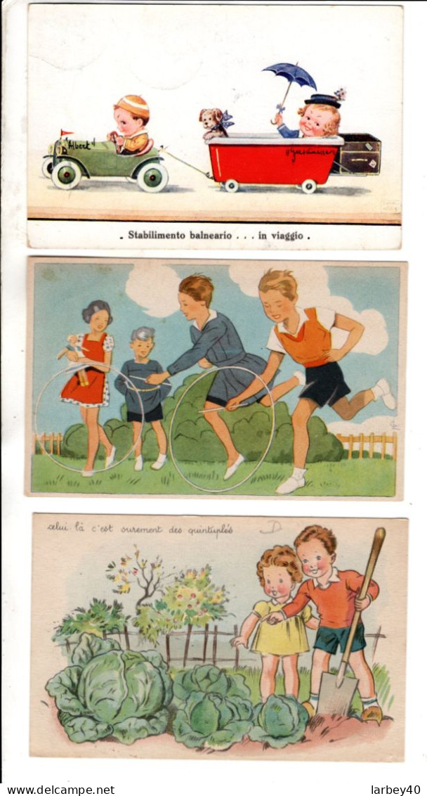 10 Cpa Fantaisie Enfant - Illustrateur Bebe - 1900-1949