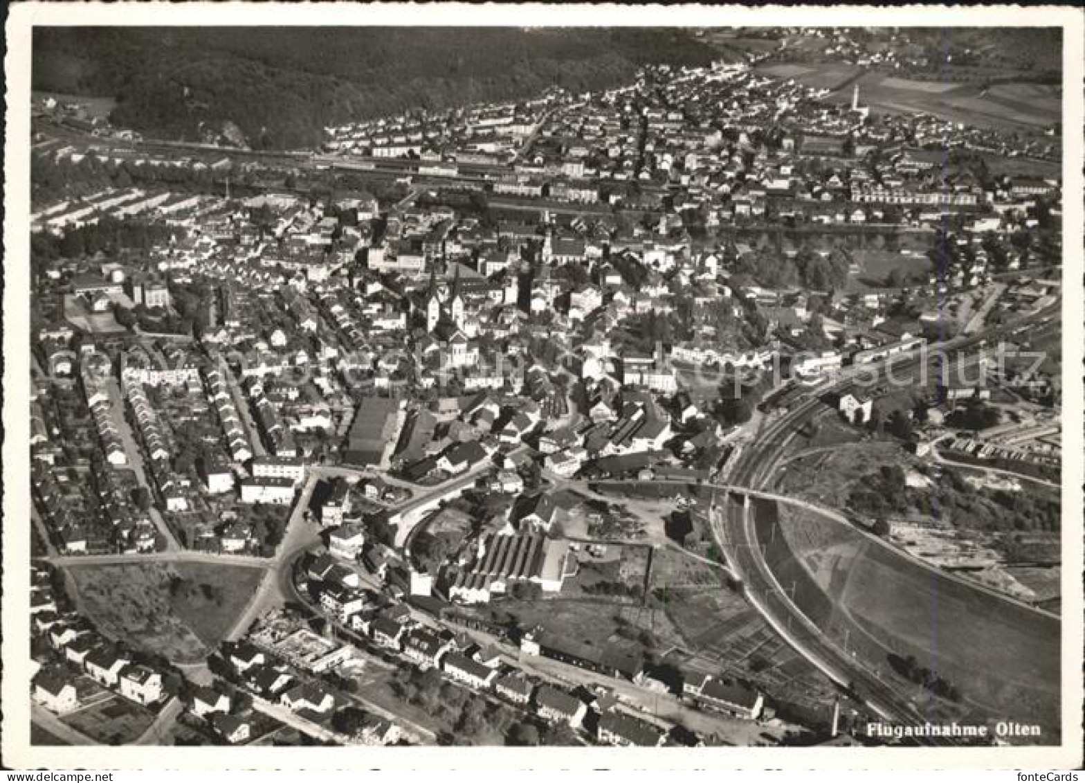 11946003 Olten Fliegeraufnahme Olten - Autres & Non Classés