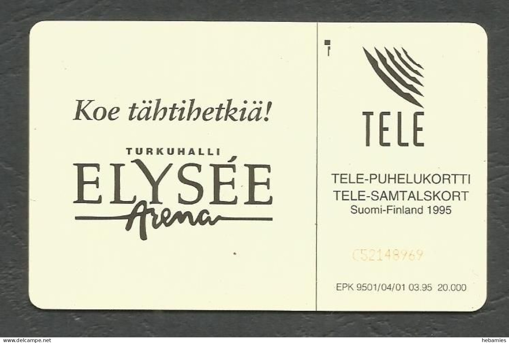 ELYSEE ARENA TURKU - TELE 30 FIM - FINLAND - - Finlande