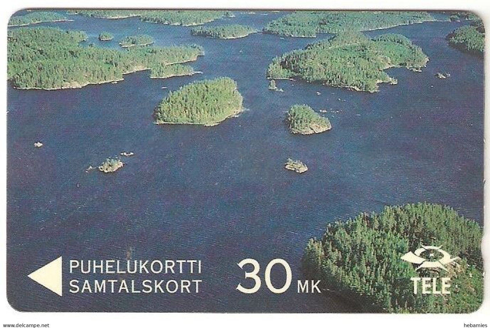 VIEW OVER THE LAKE PIHLAJAVESI  -  30 FIM  1991 TELE - MD15 - Magnetic Card - FINLAND - - Finland