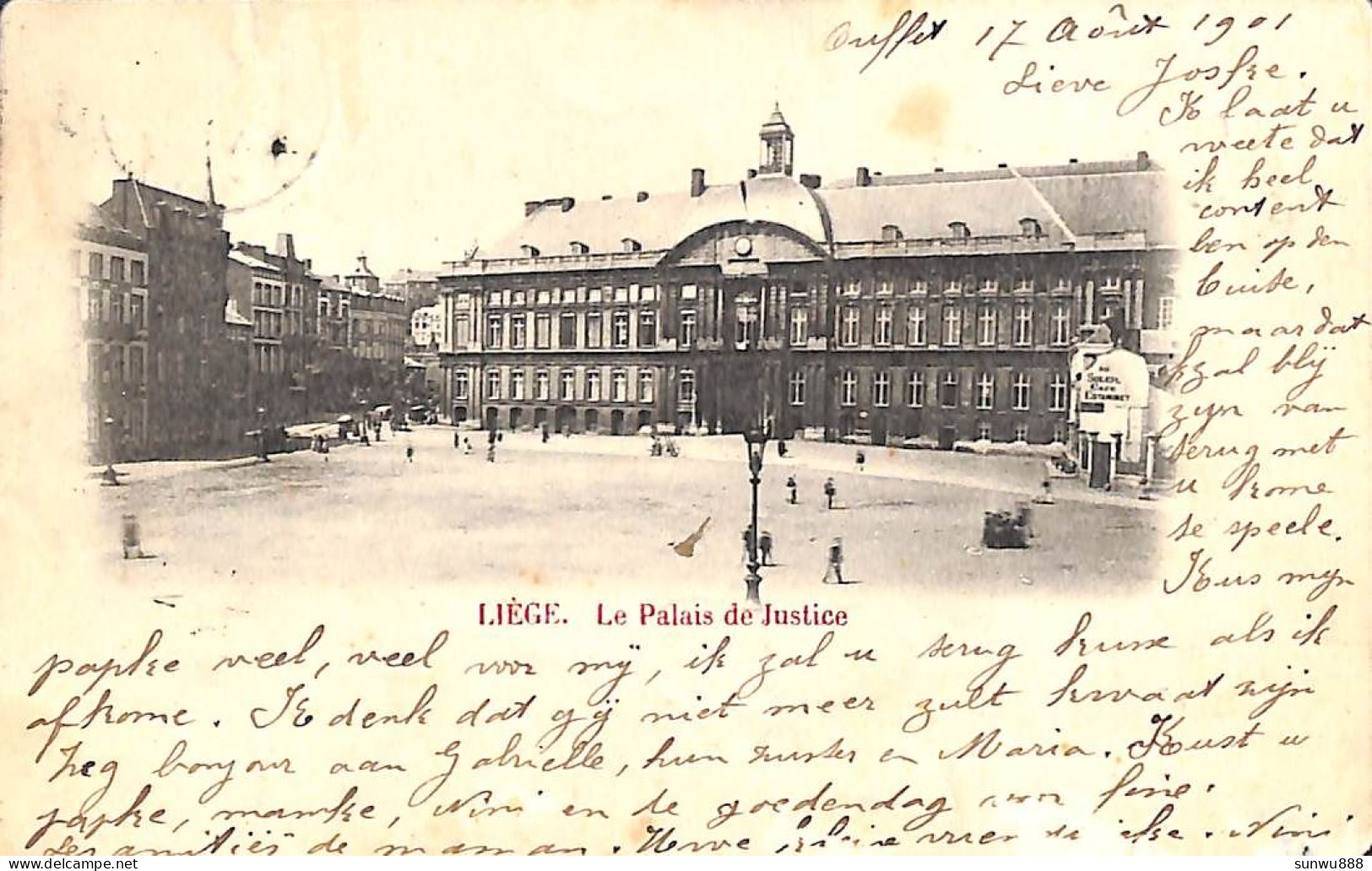 Liège - Le Palais De Justice (1901) - Liege