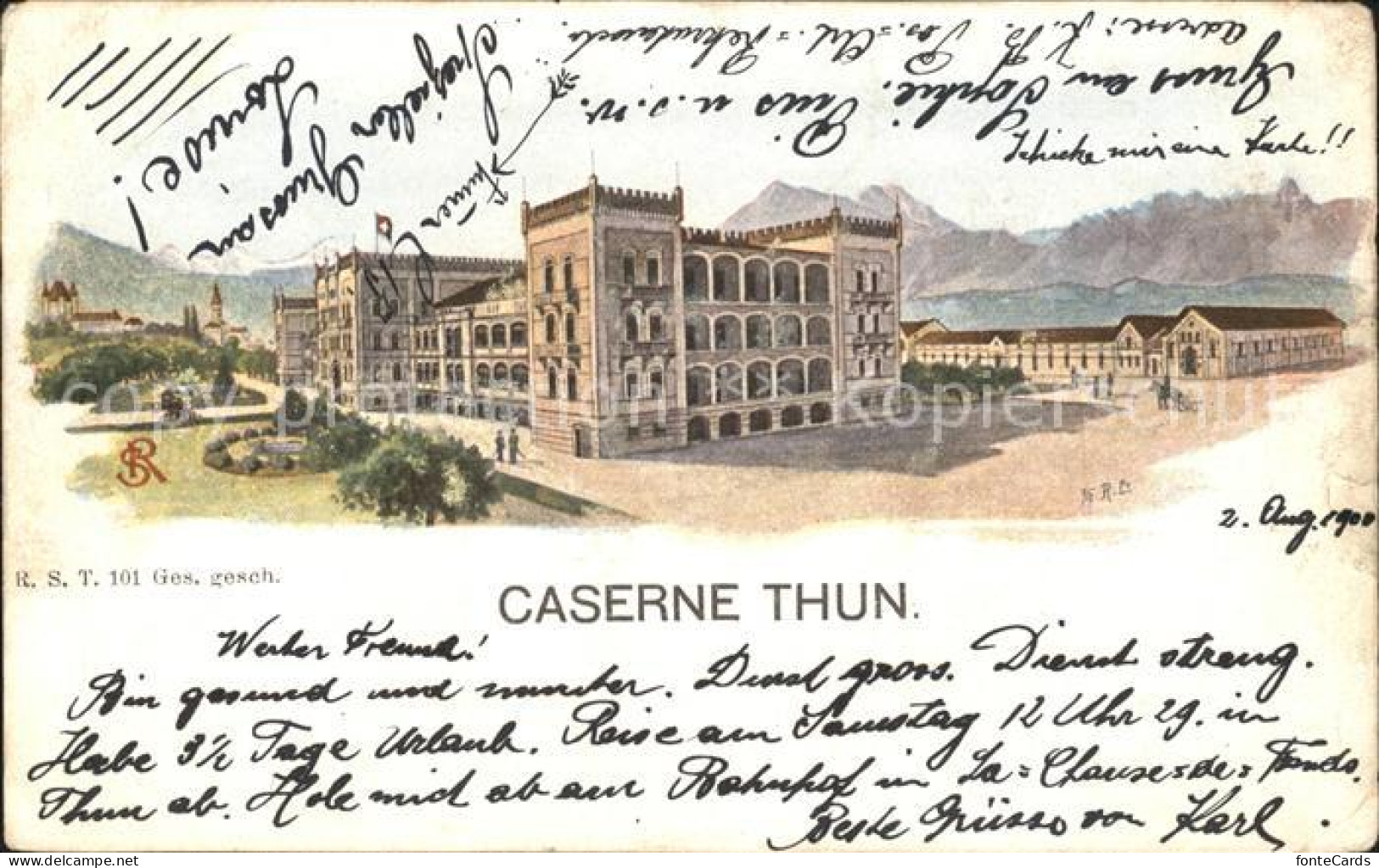 11943490 Thun BE Caserne Thun BE - Sonstige & Ohne Zuordnung