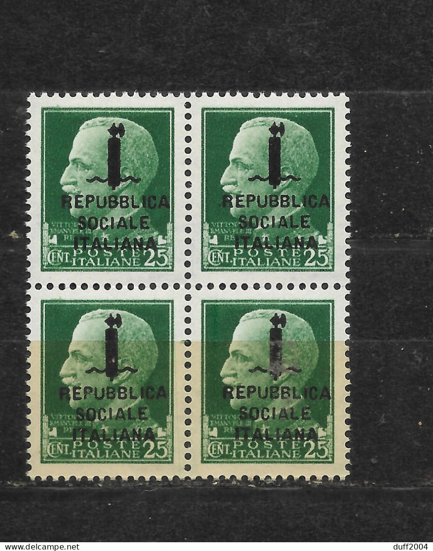 CENT.25 VERDE - FASCETTO NERO. - Mint/hinged