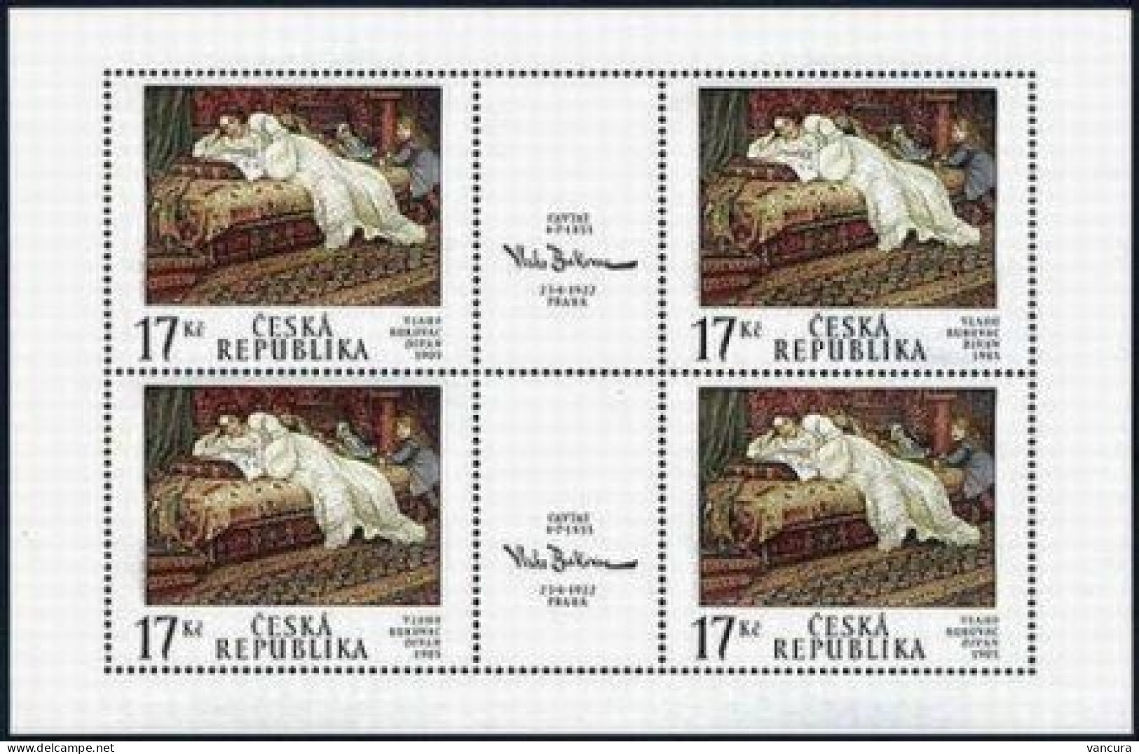 ** A 319 Czech Republic V. Bukovac, Divan 2002 Joint Issue - Unused Stamps