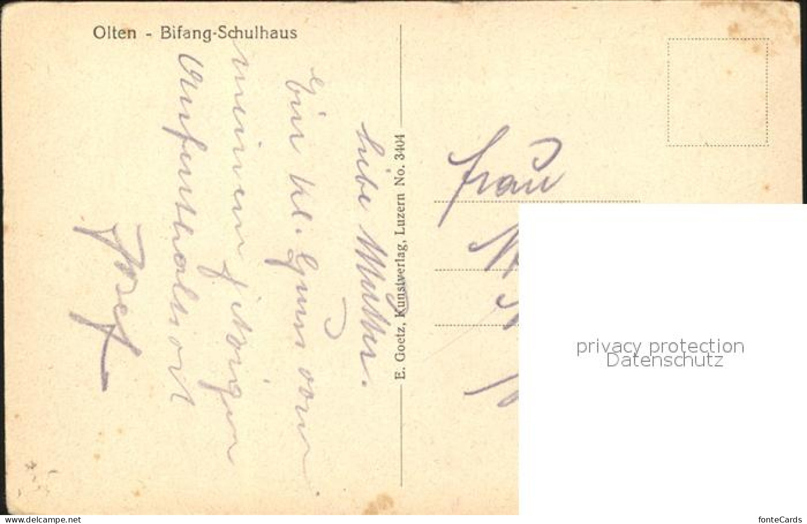 11943432 Olten Bifang Schulhaus Olten - Autres & Non Classés