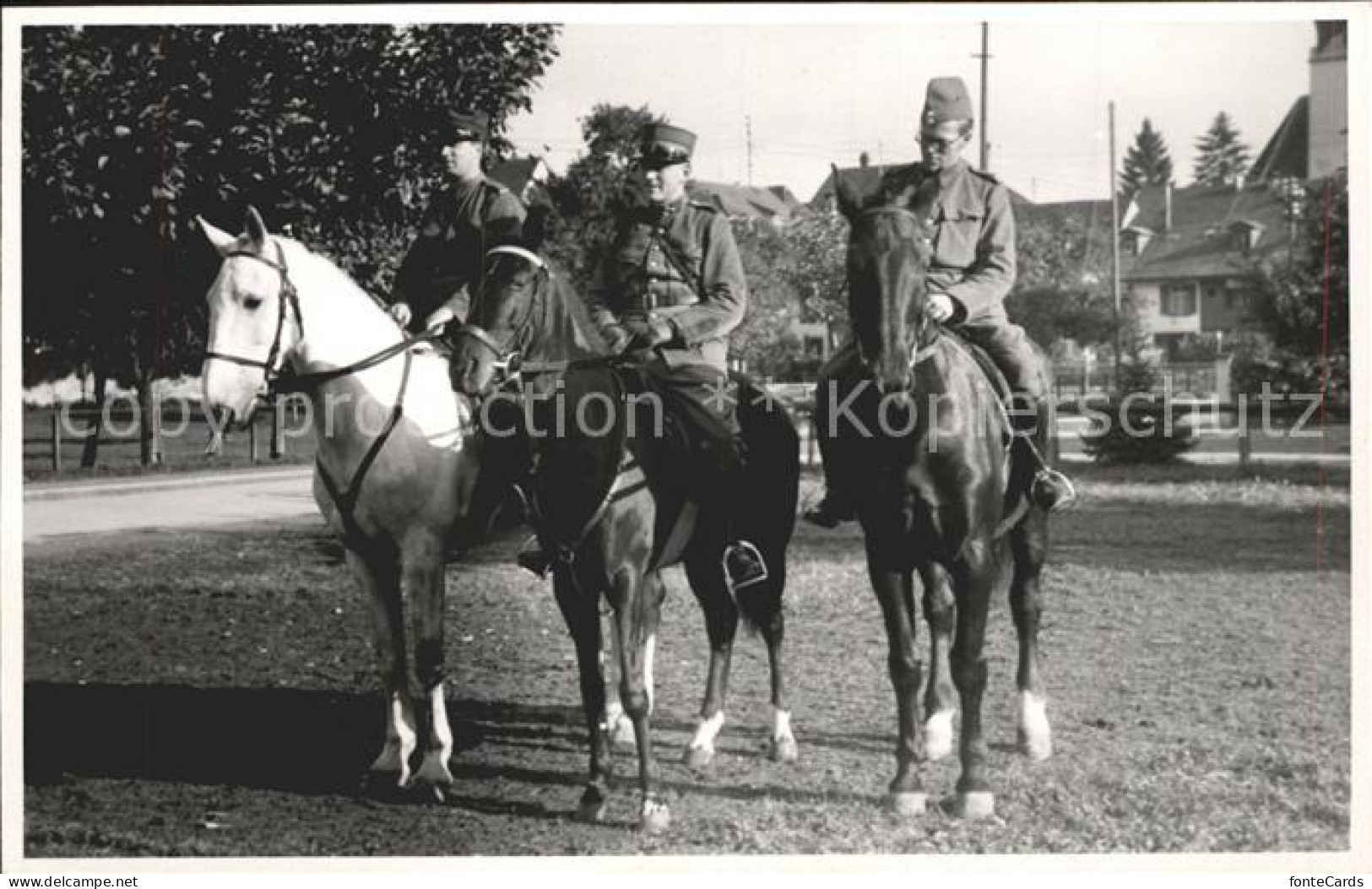 11943418 Zurzach Pferd Soldaten Zurzach - Autres & Non Classés