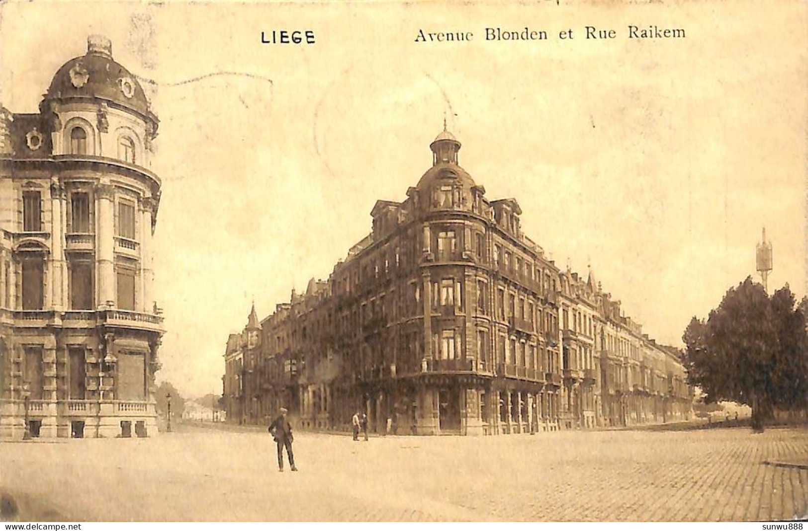 Liège - Avenue Blonden Et Rue Raikem (1913) - Liege
