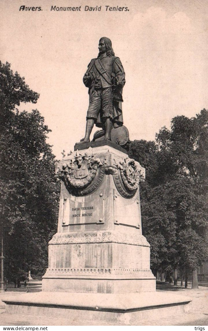 Anvers - Monument David Teniers - Antwerpen