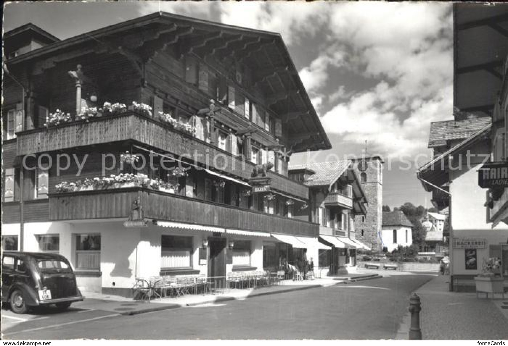 11942832 Adelboden Dorfstrasse Mit Hotel Baeren Adelboden BE - Sonstige & Ohne Zuordnung