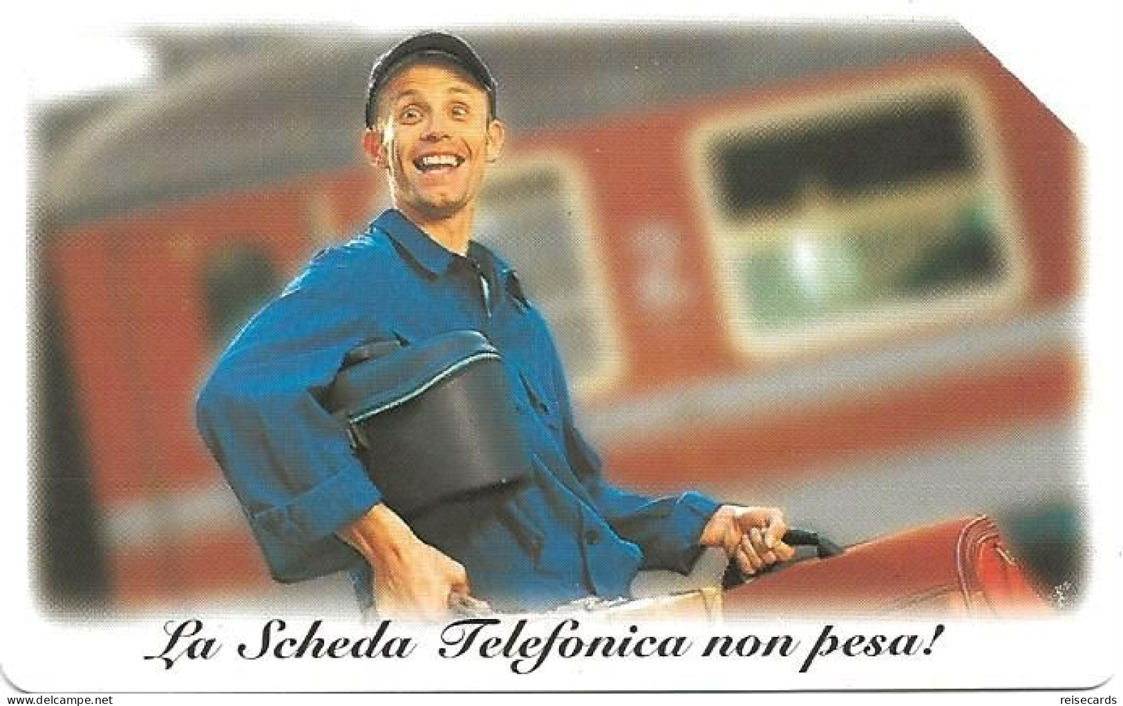 Italy: Telecom Italia - La Scheda Telefonica, Non Pesa! - Public Advertising