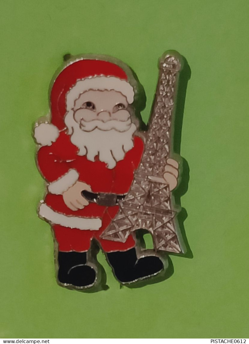 Pin's Tour Eiffel Père Noël - Personaggi Celebri