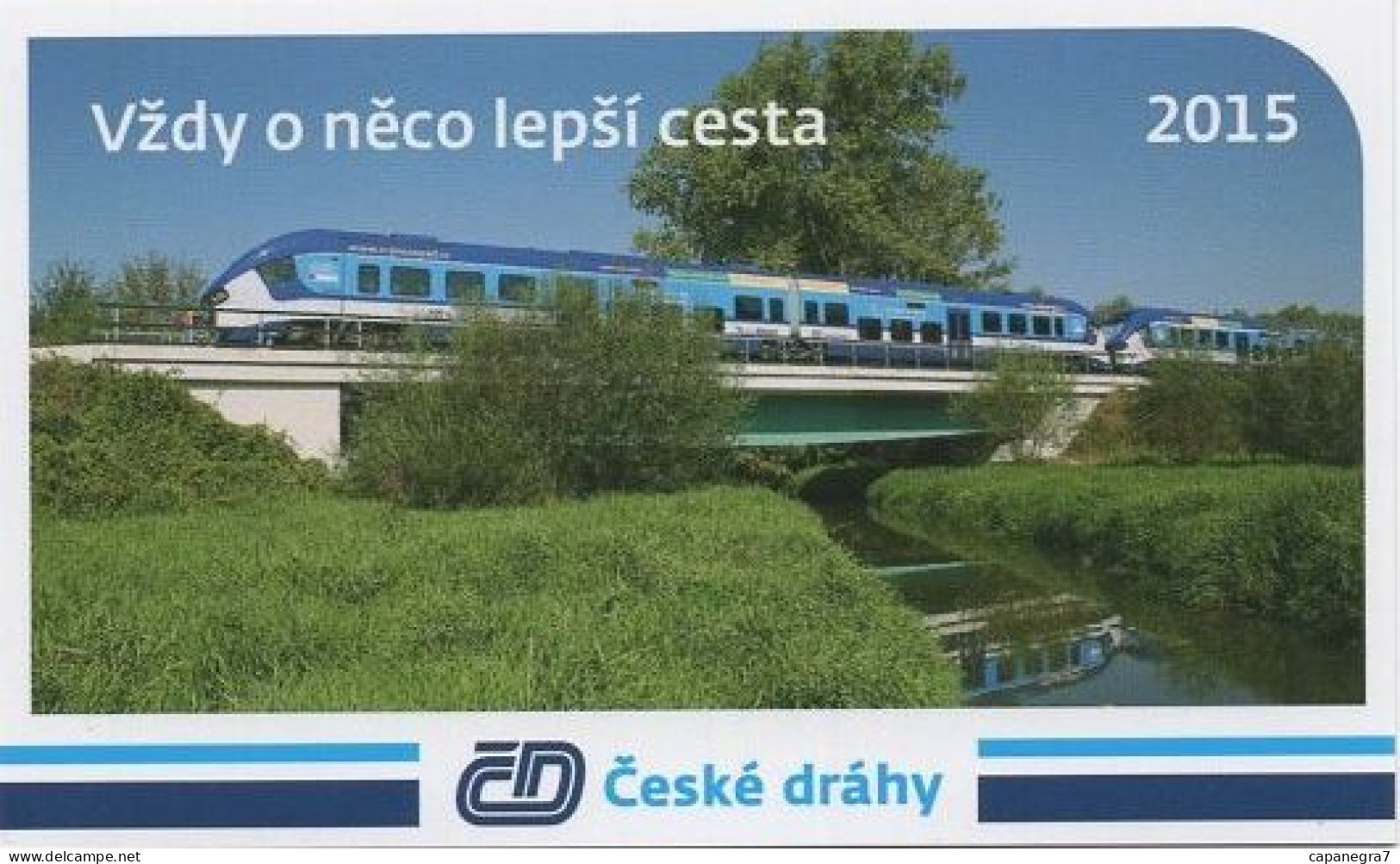 Train, Locomotive, České Dráhy, Czech Rep., 2015 - Petit Format : 2001-...