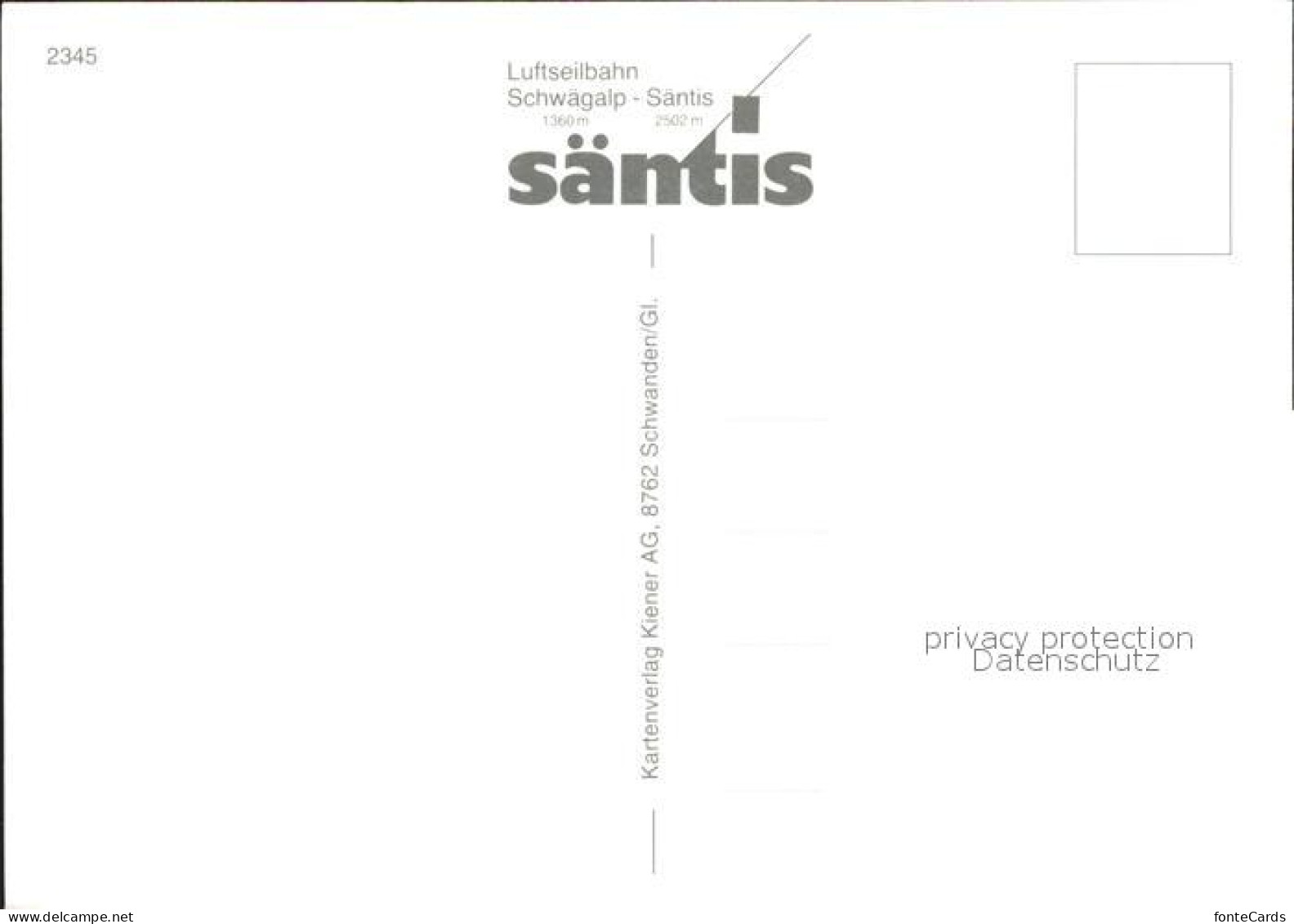 11941583 Schwaegalp AR Saentis Luftseilbahn Schwaegalp - Other & Unclassified