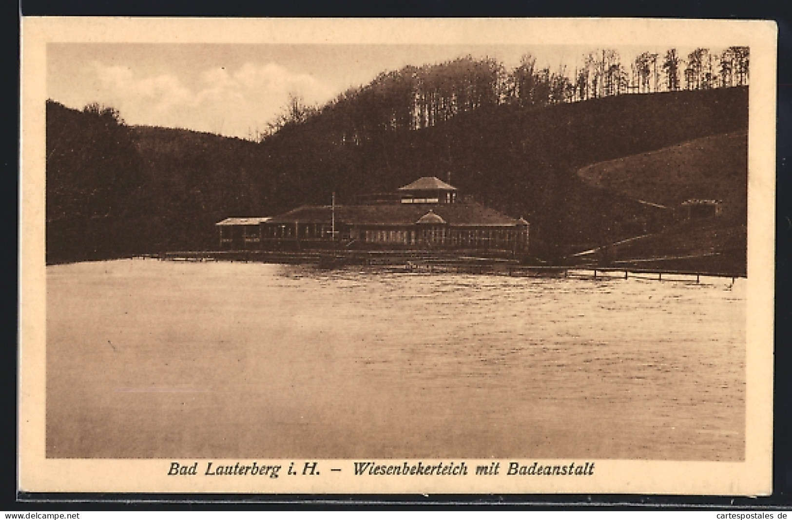 AK Bad Lauterberg, Badeanstalt Am Wiesenbekerteich  - Bad Lauterberg