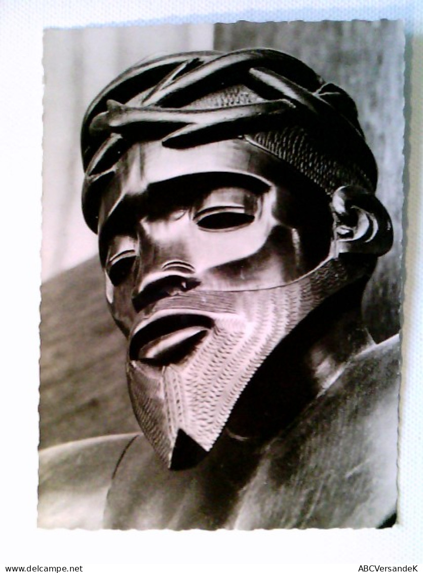 Detail Eines Kruzifixes, Afrikanische Ebenholzschnitzerei, Abteigebiet Ndanda/Ostafrika, Künstler AK, Ungelau - Sin Clasificación