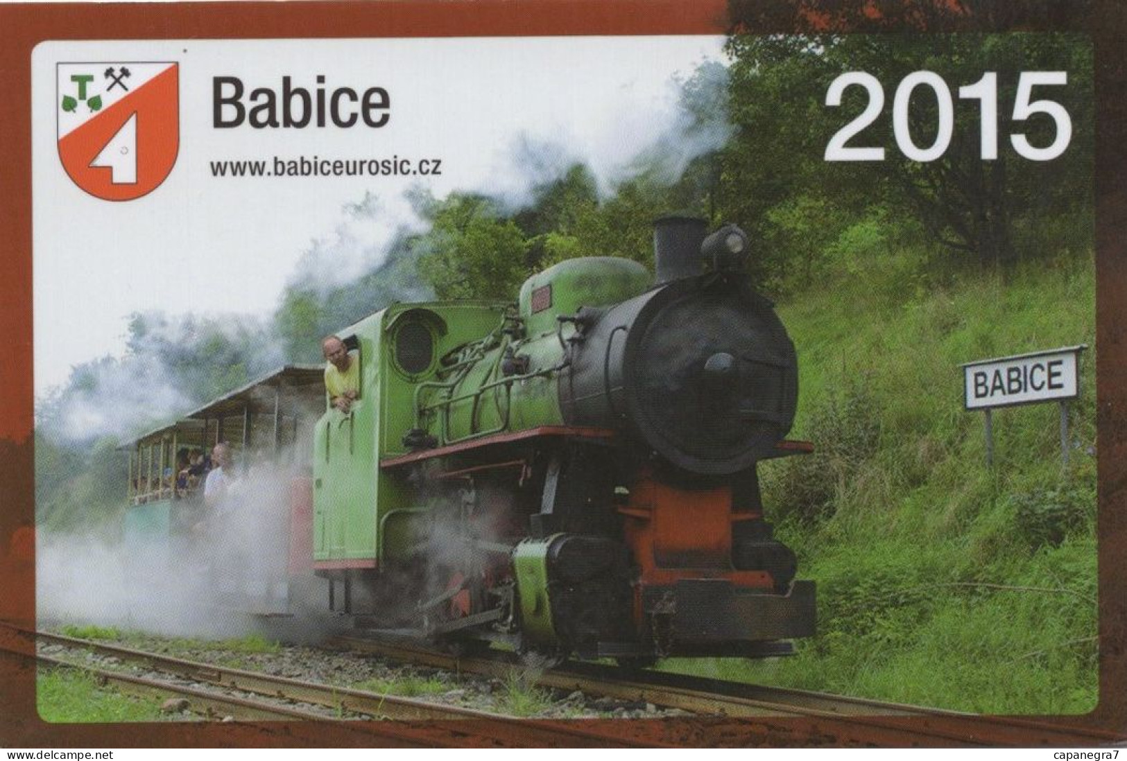 Steam Train, Babice, Locomotive,  Czech Rep. 2015 - Petit Format : 2001-...