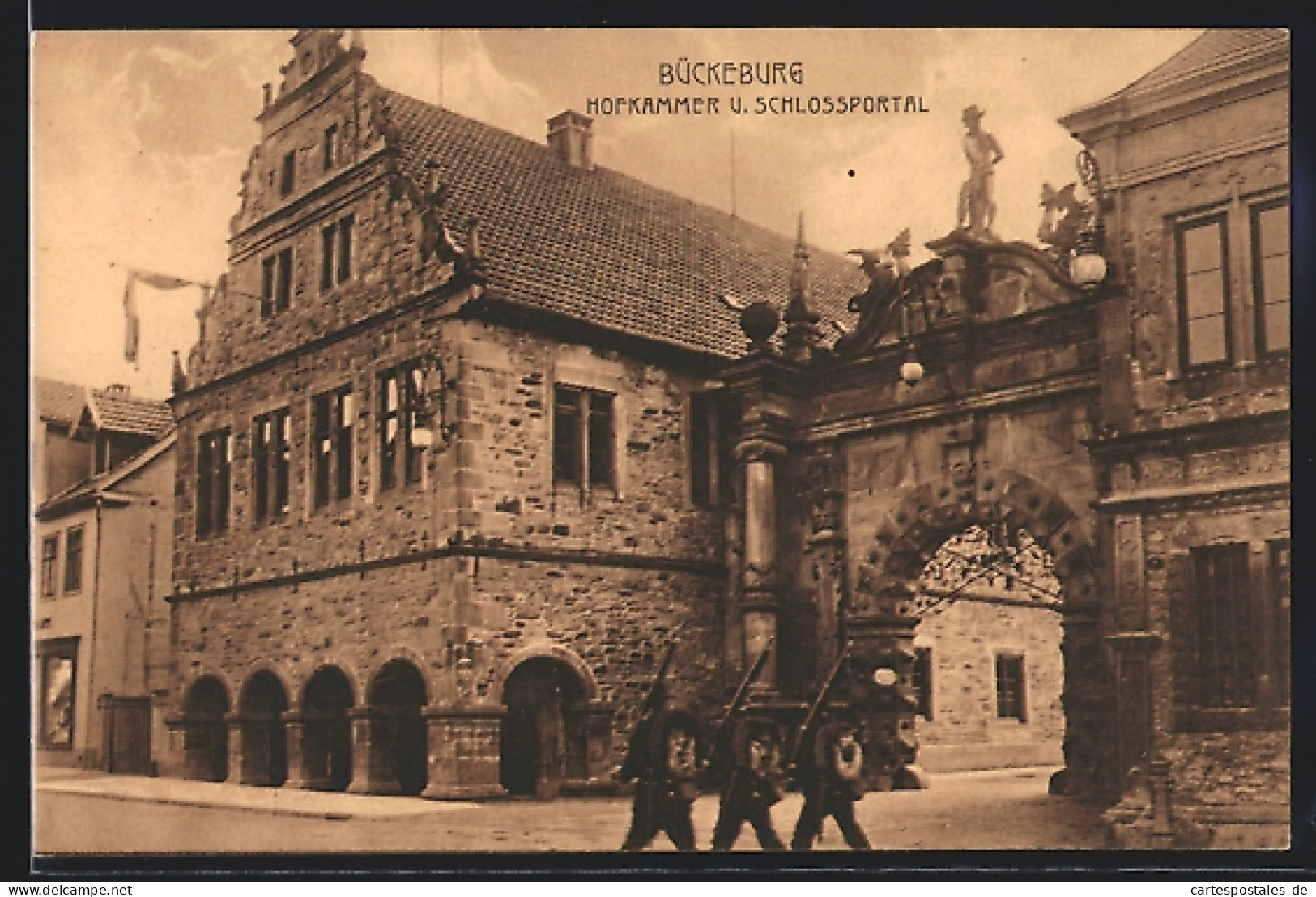 AK Bückeburg, Hofkammer Und Schlossportal  - Bückeburg