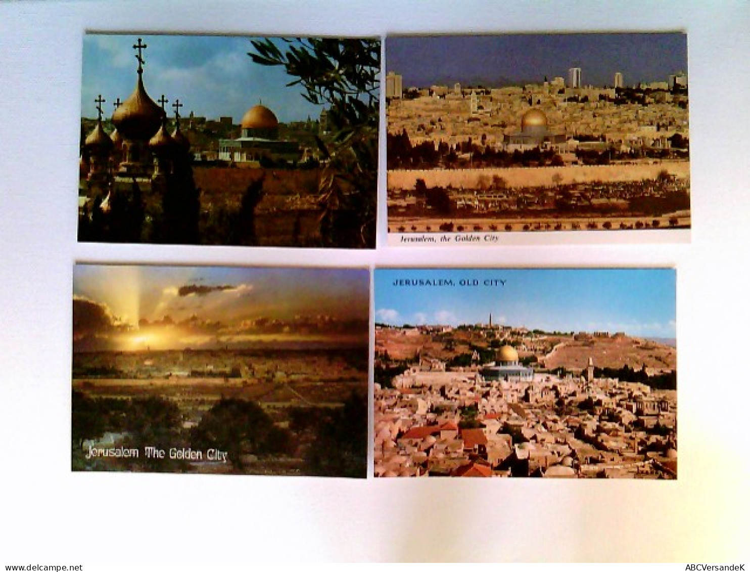 Jerusalem, Blick über Die Stadt, Ölberg, Klagemauer, Grabkirche, Israel, 8 AK, Ungelaufen, , Konvolut - Unclassified