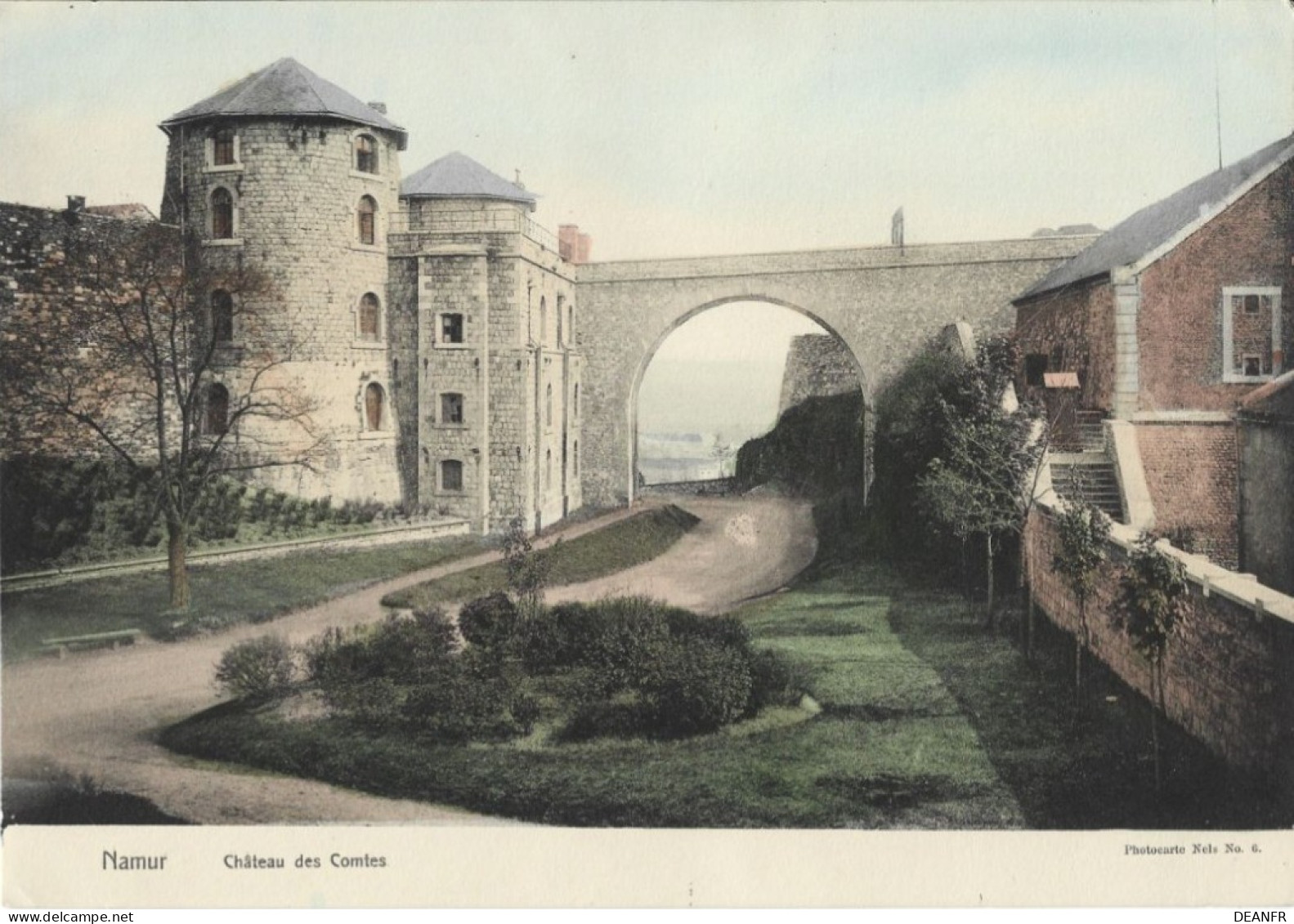 NAMUR : Château Des Comtes - Carte Géante : 14,5 Cm X 20,7 Cm.  Photocarte Nels. Impeccable. - Namur