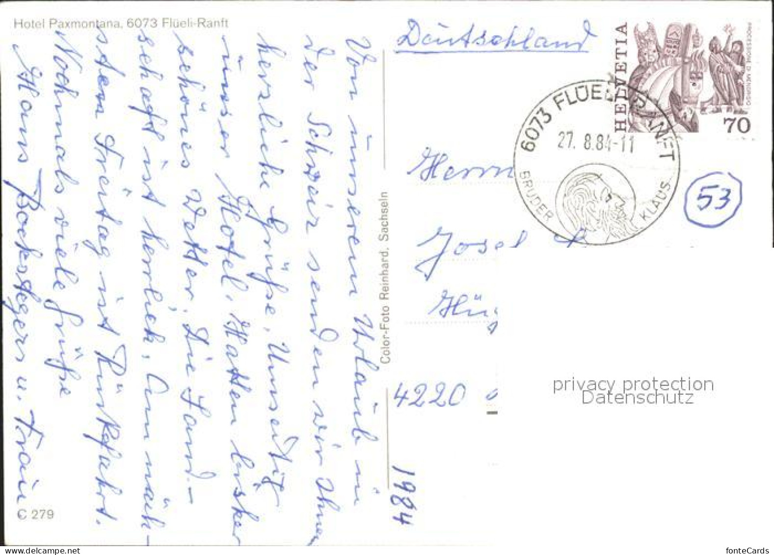 11939853 Flueeli-Ranft Hotel Paxmontana Flueeli-Ranft - Other & Unclassified