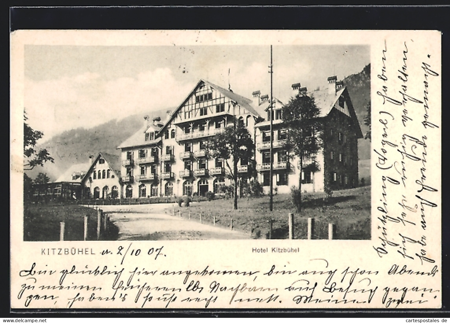 AK Kitzbühel, Vorderansicht Des Hotel Kitzbühel  - Altri & Non Classificati