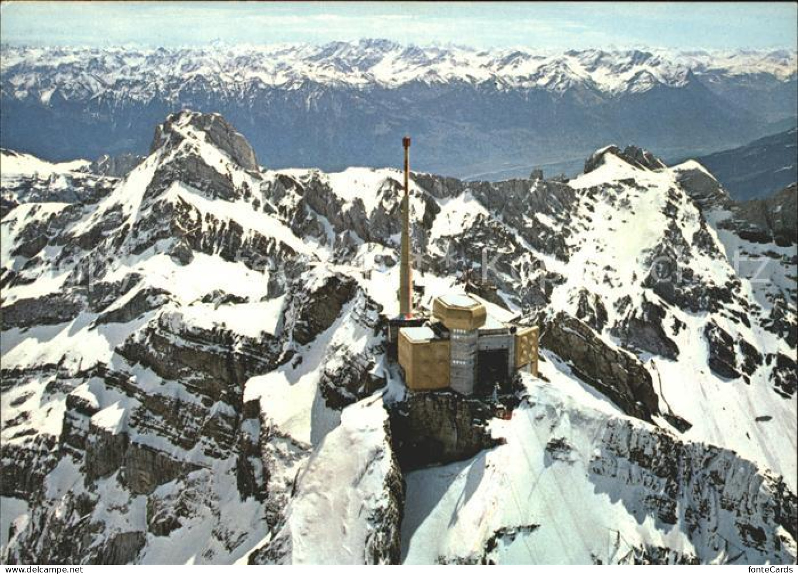 11939844 Altmann Saentis Fliegeraufnahme Bergstation Altmann Saentis - Autres & Non Classés