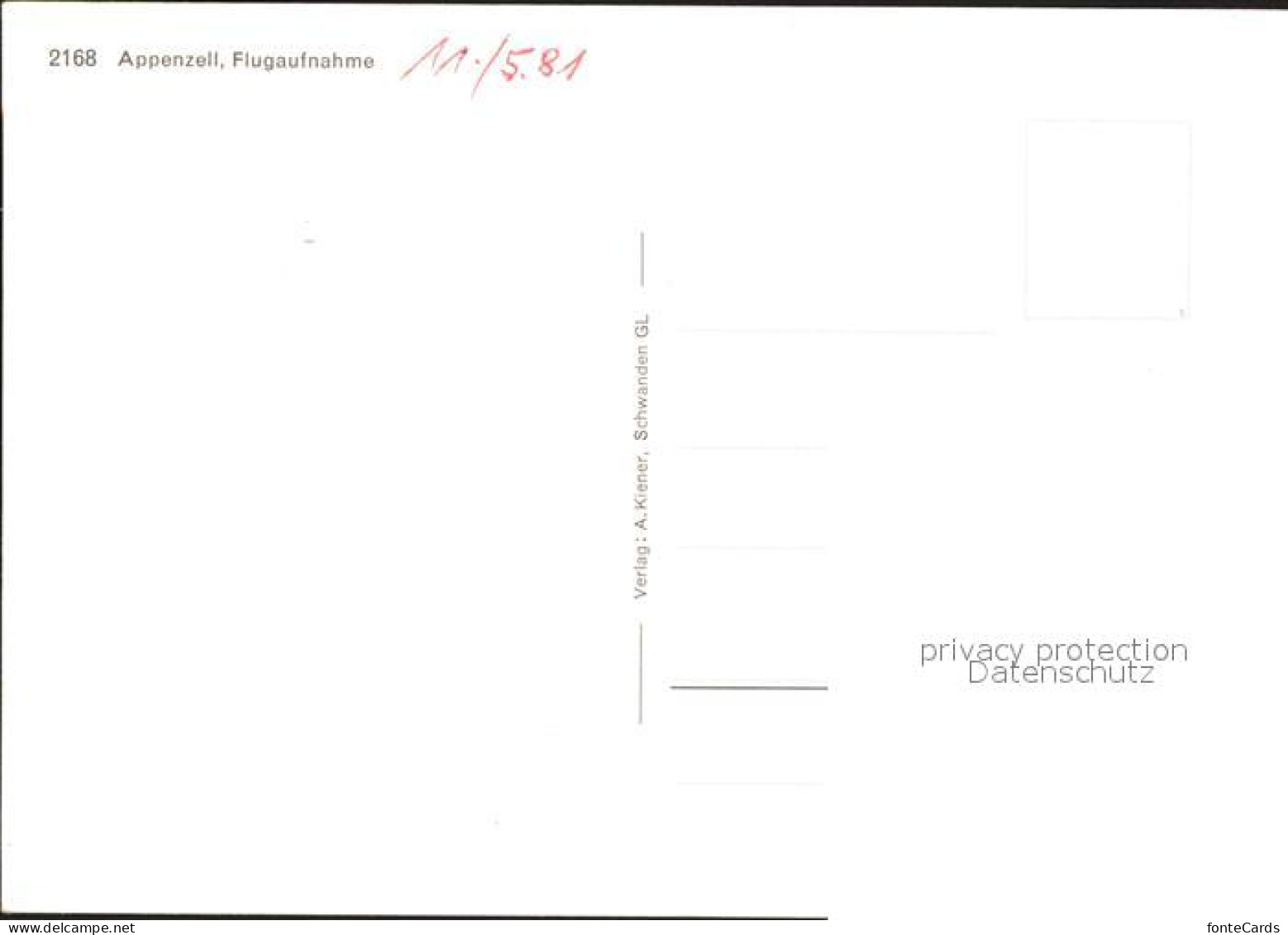 11939843 Appenzell IR Fliegeraufnahme Appenzell - Otros & Sin Clasificación