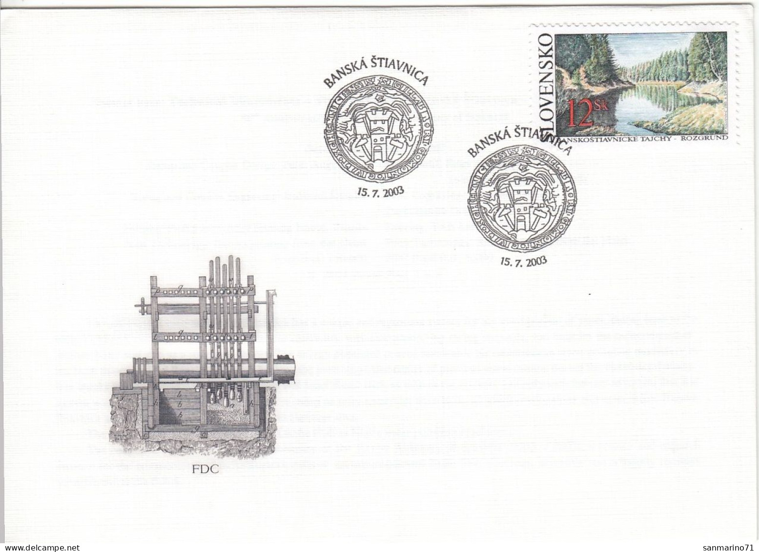 FDC SLOVAKIA 464 - Environment & Climate Protection