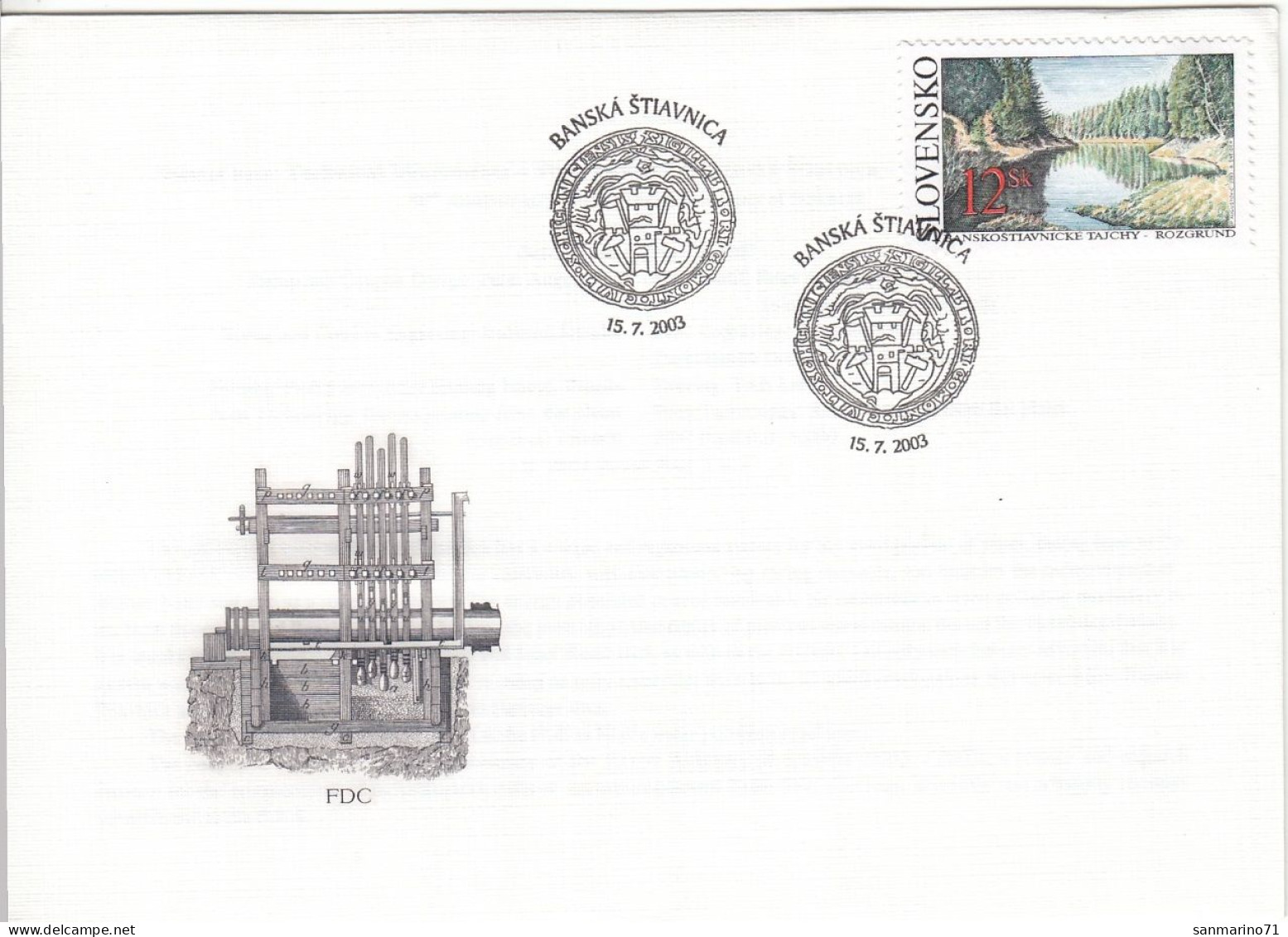 FDC SLOVAKIA 464 - Umweltschutz Und Klima