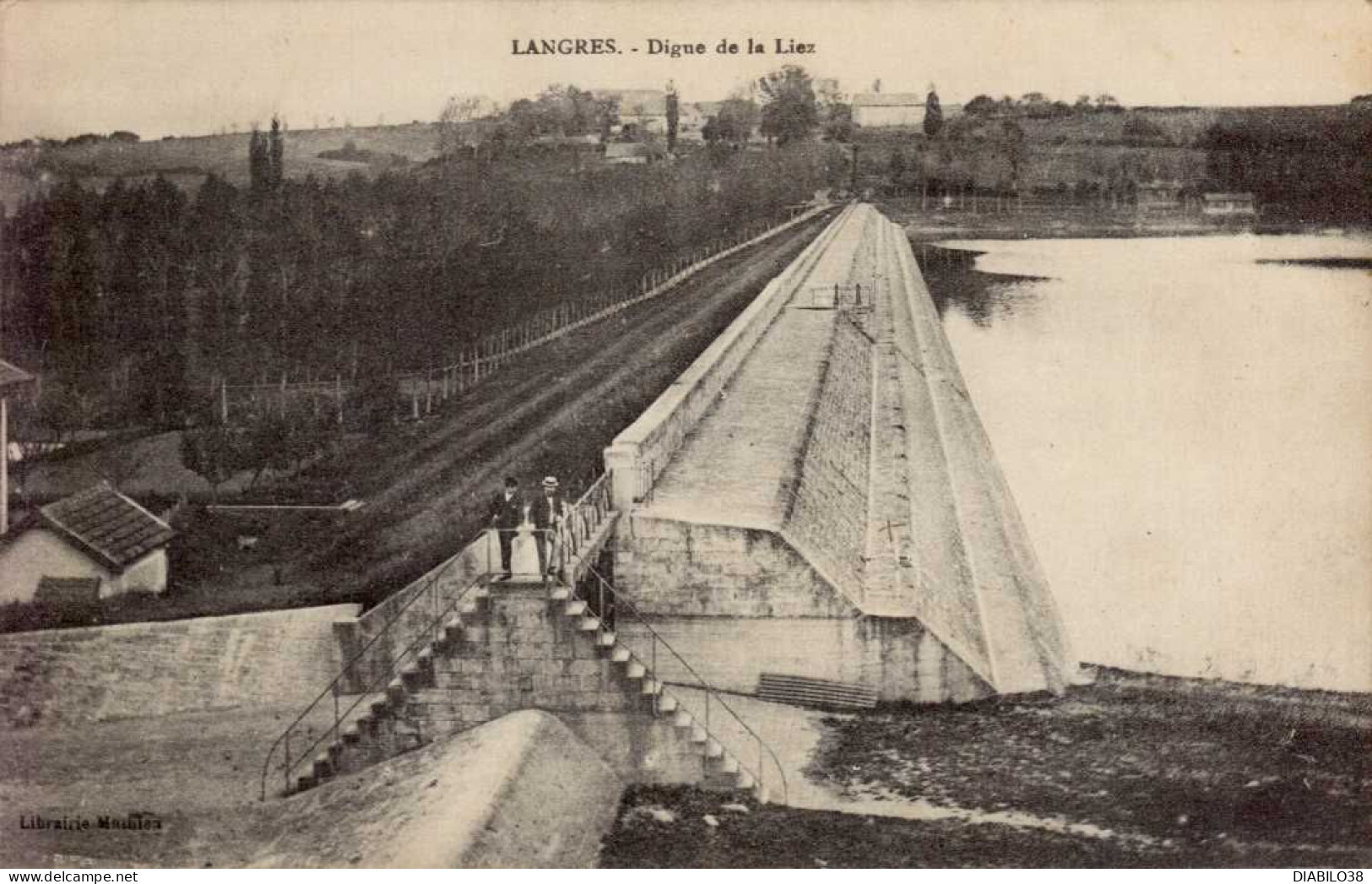 LANGRES   ( HAUTE MARNE )    DIGUE DE LA LIEZ - Langres