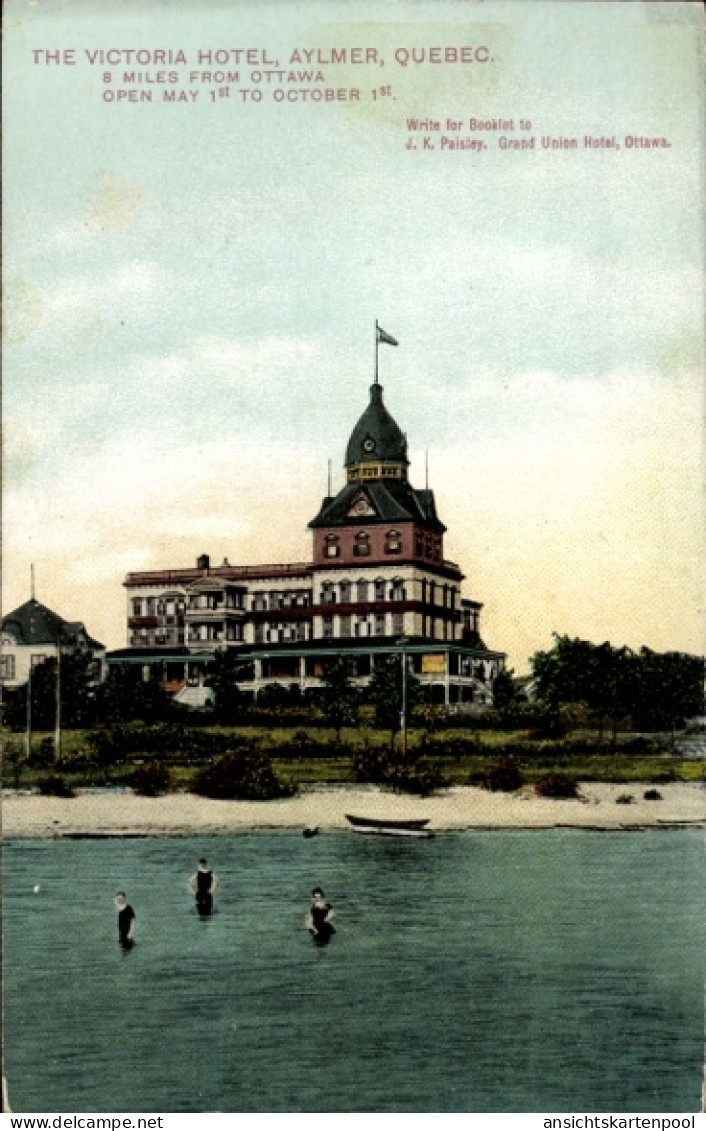 CPA Quebec Kanada, Victoria Hotel, Aylmer - Sonstige & Ohne Zuordnung