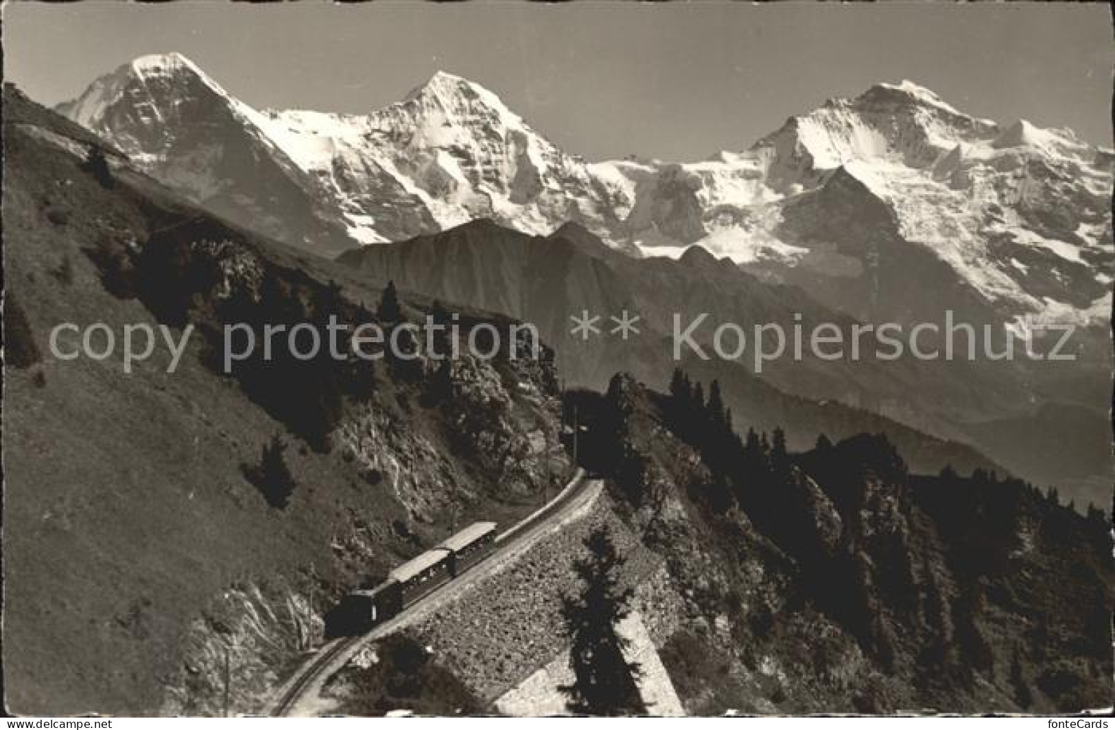 11935920 Schynige-Platte-Bahn Eiger Moench Jungfrau  Schynige-Platte-Bahn - Sonstige & Ohne Zuordnung