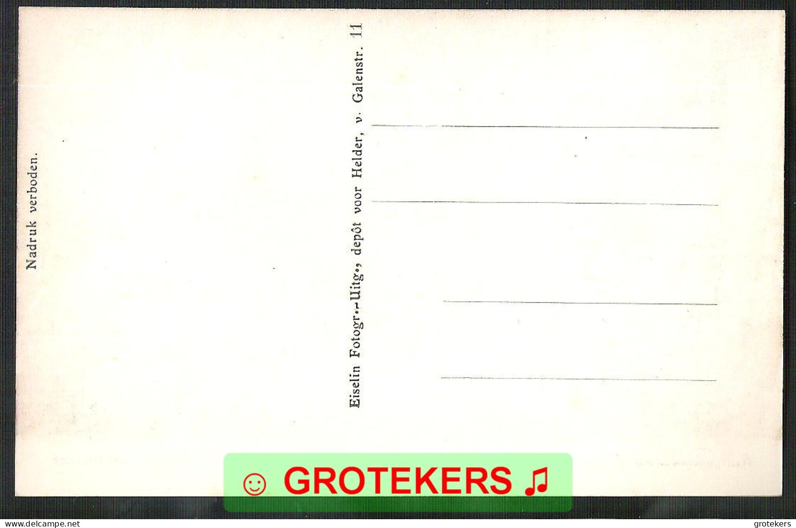 DEN HELDER Ambachtsschool Leslokaal Electriciens Ca 1920 - Den Helder