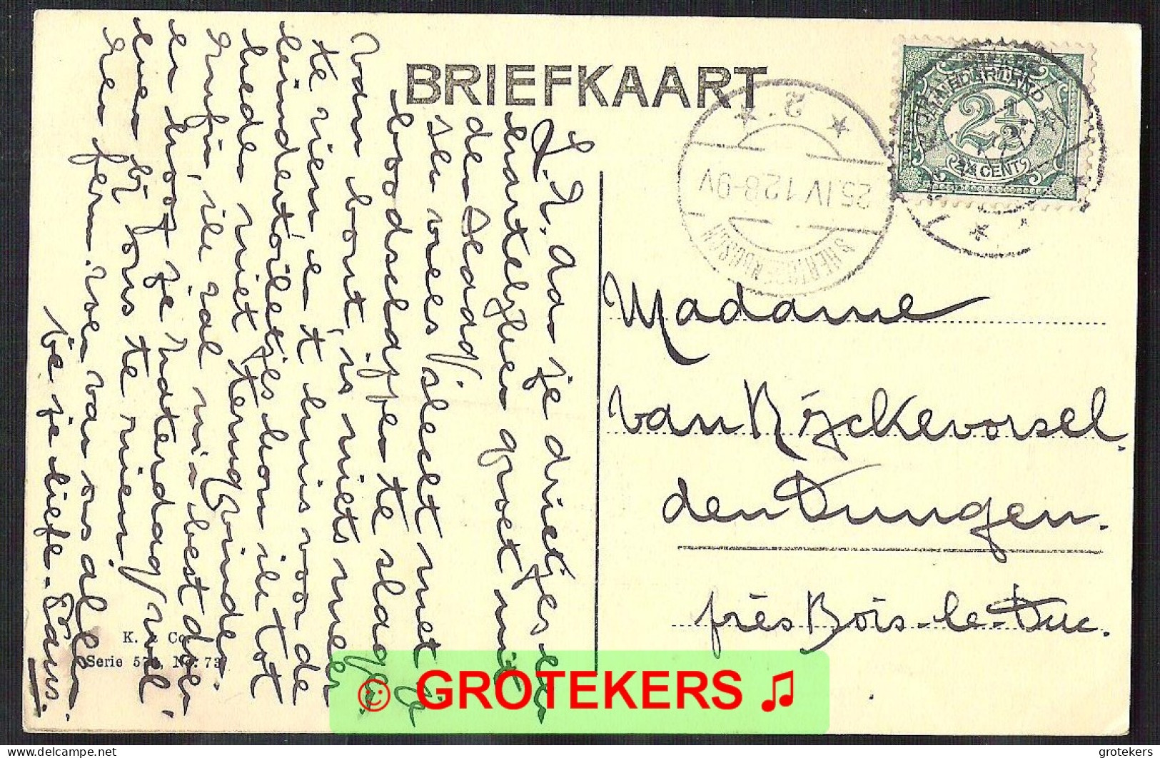 DEN HAAG H.M. De Koningin Maakt Een Ritje In Het Haagsche Bosch 1912 - Den Haag ('s-Gravenhage)
